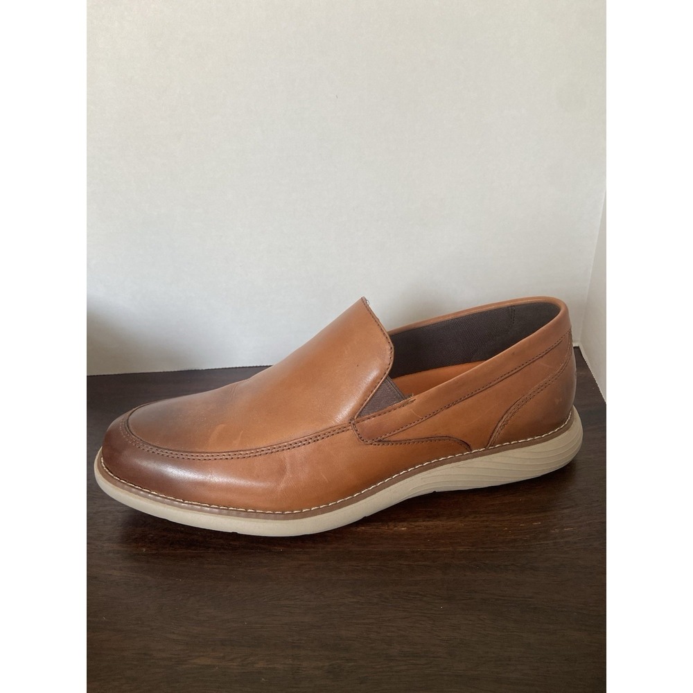 Rockport Garett Venetian Men's Cognac Loafers Sz10 - Picture 6 of 11